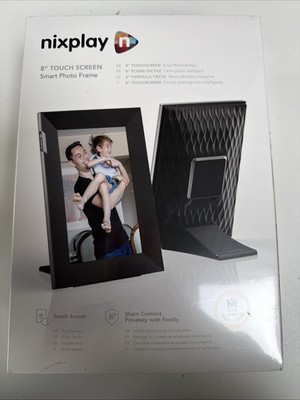 Nixplay W08K Smart Photo Frame - 8  Digitaler Bilderrahmen