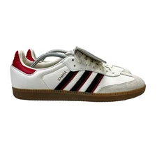 Adidas Samba LT Cloud White Core Black Scarlet Shoes JQ5124 Men's Sizes 7.5 - 12