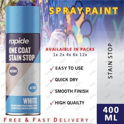 Rapide One Coat Stain Stop weiß Aerosol Spraydose robust 400ml