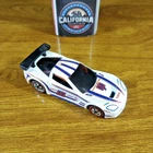 Hot Wheels Heritage Redline Corvette C6R White 17/18 Malaysia 2015 Chevrolet