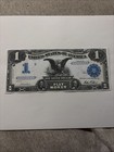 1899 Large Size $1 Black Eagle Silver Certificate Play Money  — photo 1