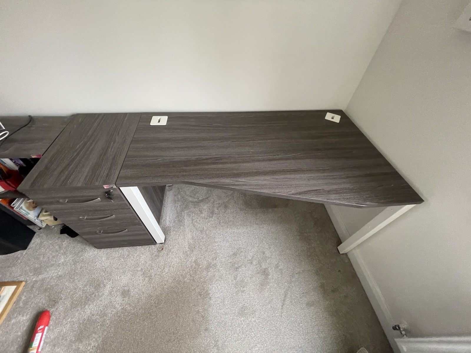 Executive Office Desk with matching Lockable Filing Cabinet