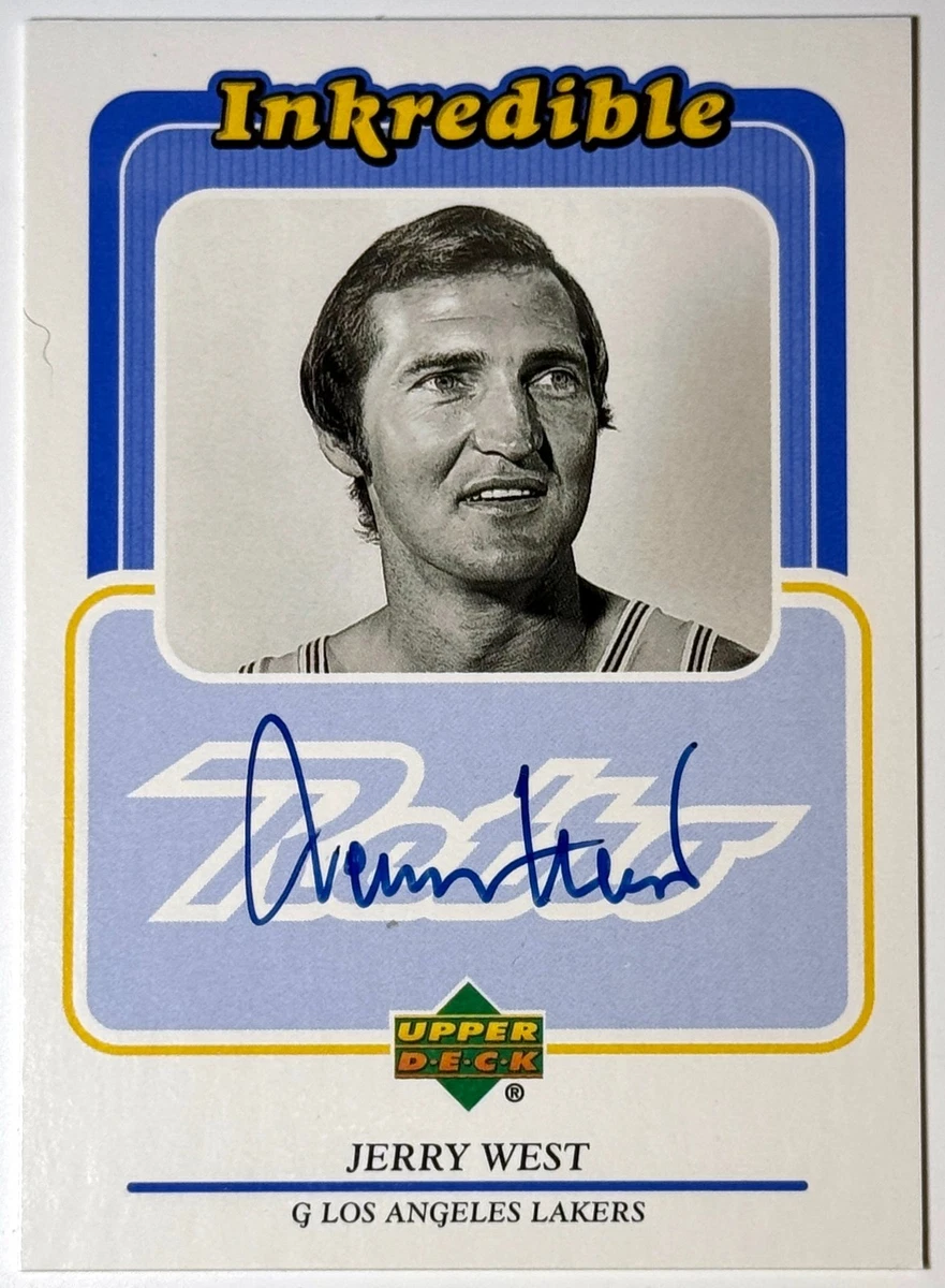 その他 Jerry West Auto upper deck Upper Deck Jerry West Basketball Autographed Sports Trading Cards