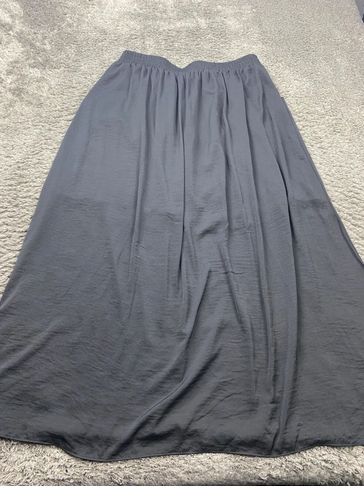 Женская юбка Sejour 1X черная плиссированная эластичная трапециевидная макси прихотливая фея - Изображение 2 из 4