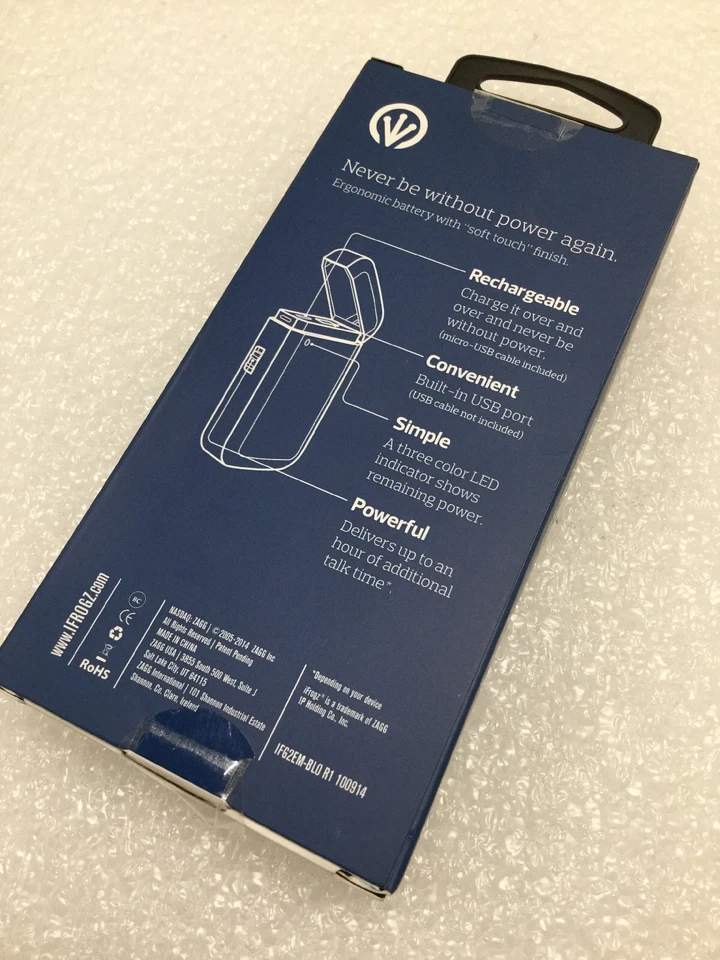 Lote de 6 - NUEVO iFrogz Golite Express 700mAh Banco de Alimentación Cargador Conector USB Foto 2 de 2