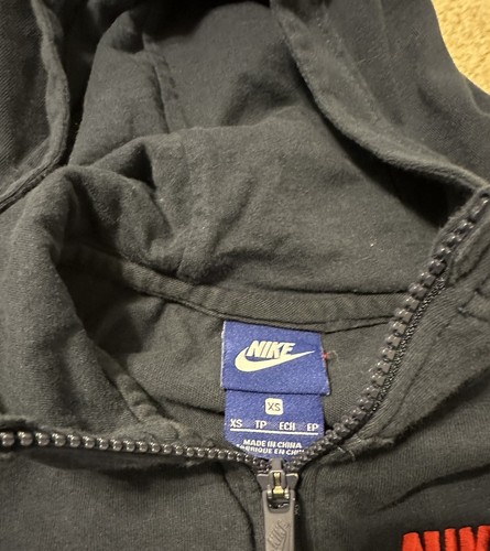 Nike Jacket Boys Size XS Navy Full Zip Sportswear Hoodie AA6628-451 - Picture 3 of 11
