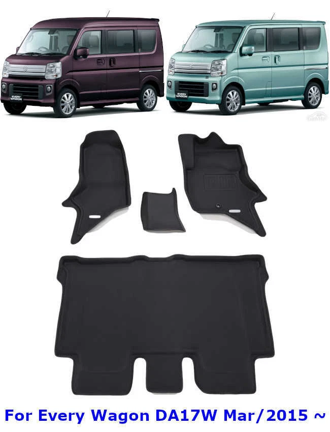 Floor Mat Full Set For Suzuki Every Wagon DA17W Three Dimensional
