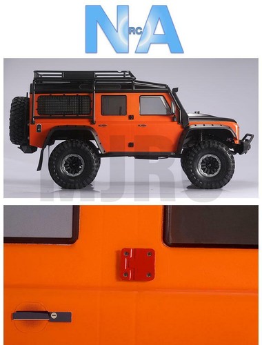 Cerniere in metallo cingolato scala rosso argento nero arancione TRX4 Defender D110 D90 - Foto 1 di 9