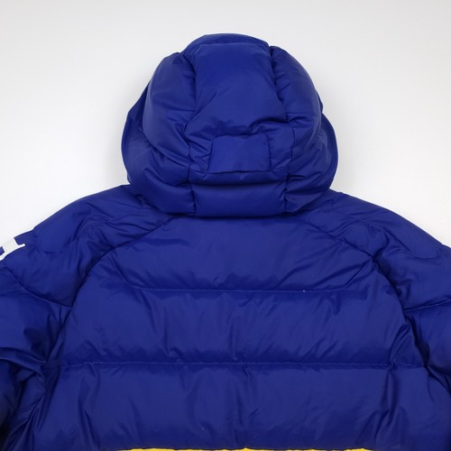 Chaqueta acolchada Polo Ralph Lauren mediana plumón pluma media cremallera amarillo azul - Imagen 15 de 21