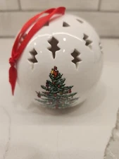 Formalities Baum Bros VTG Christmas Tree Potpourri Pomander Ornament Spode Style