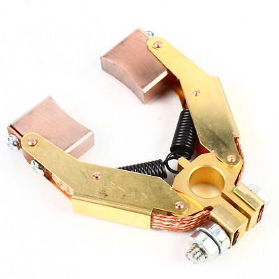Copper Motor Carbon Brush Herringbone Holder V-shape For Slip Ring Fit DC motor