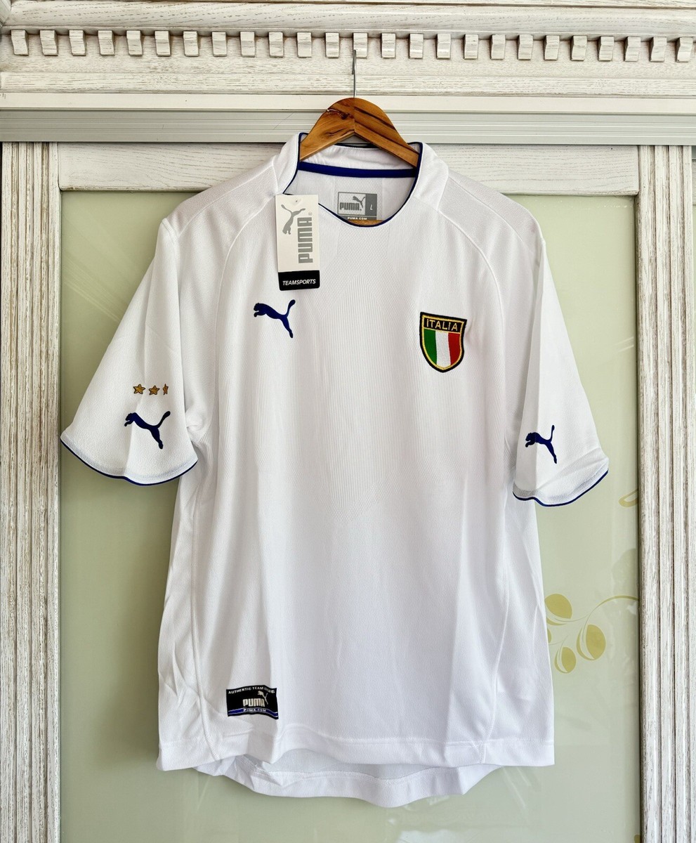 Vintage Italy 2003-2004 Away Soccer Jersey Football Shirt Kit Size