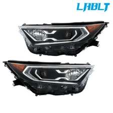 LABLT Pair of Headlights LED Headlamps For 2019-2022 Toyota RAV4 XLE Hybrid XSE