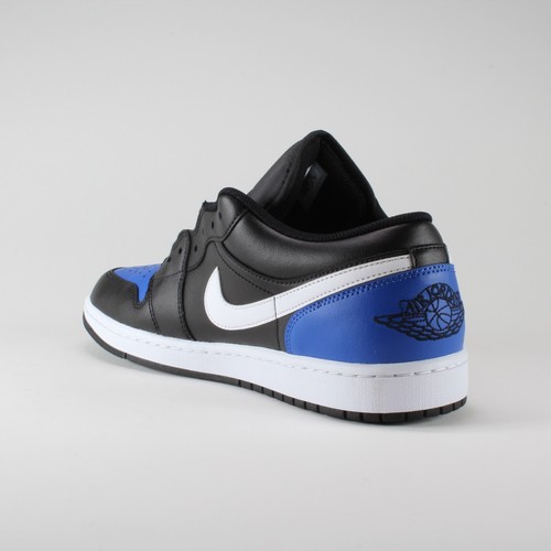 Nike Air Jordan 1 Low 'Black Royal Toe' Blue 553558-042 Men's Size 11.5 Shoes - Picture 8 of 13