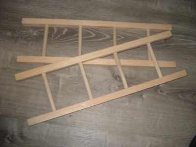 2 New Pine Pedal Car Fire Truck Wood 20'' Ladders Hand Made In the USA By ME