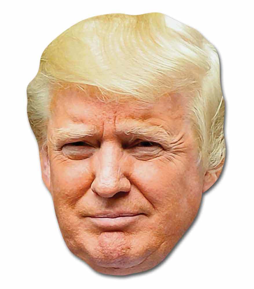 Donald Trump Big Head Lifesize Cardboard Cutout - President of the USA