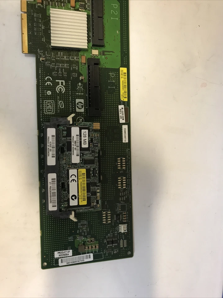 HP Smart Array E200/128 BBWC PCI-E SAS Raid Controller 411508-B21/412799-001 - Image 2 of 2
