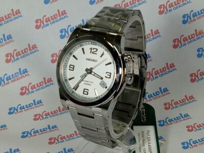 Brand New Seiko SKA499P1 Kinetic Pearl White Dial 100M SKS499
