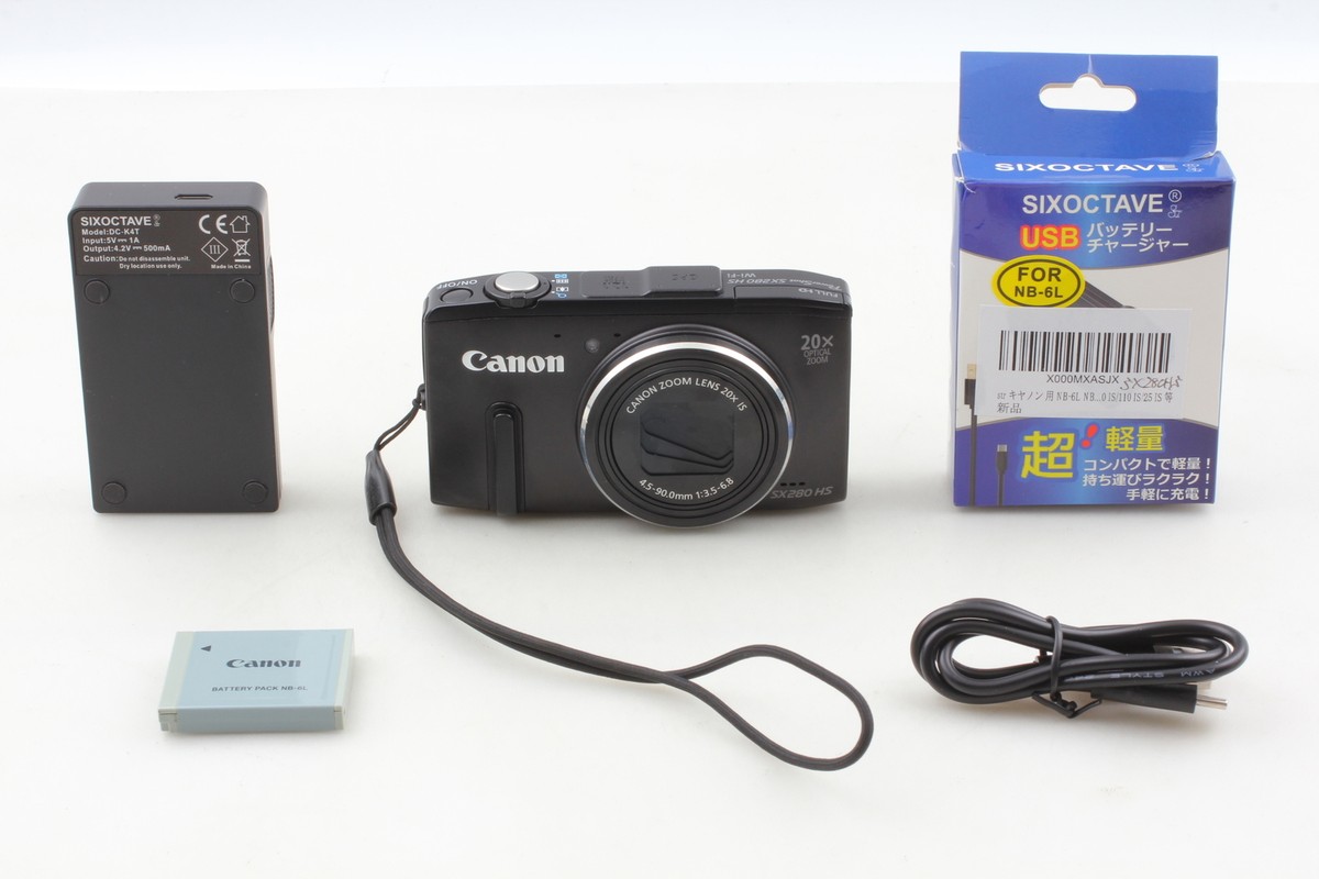 Canon PowerShot SX280HS ブラック デジタルカメラ Canon PowerShot SX280 HS 12.1MP Digital Camera - Black for
