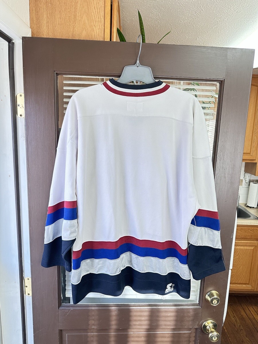 Vintage STARTER Vancouver Canucks NHL Hockey Jersey Stitched