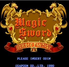 Magic Sword CapCom ARCADE PCB Board TESTED WORKING 100%
