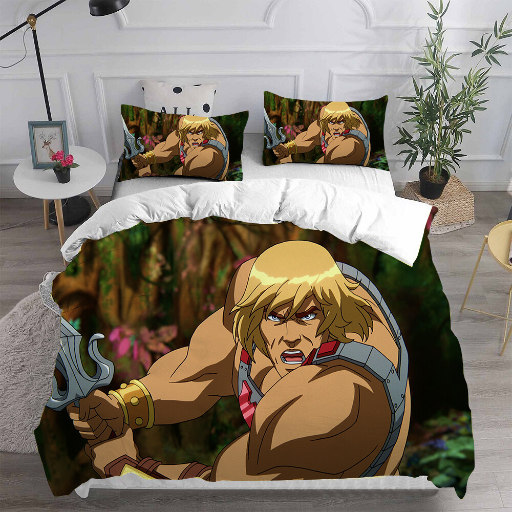 Bettwäsche 135x200 Kinder GrüNe PalmbläTter Bett Produktbild-Vorschau 4