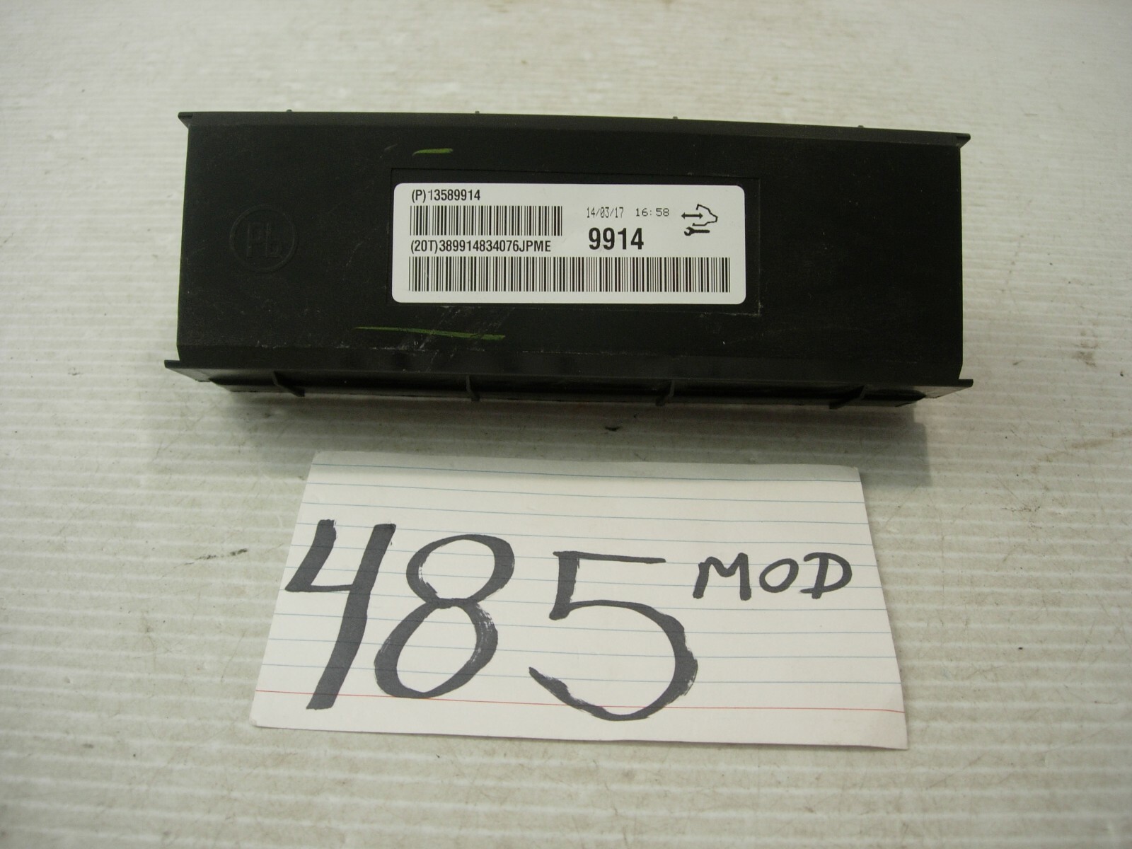13 14 15 Chevrolet Cruze Climate Temperature Control Module Computer #485-MOD 