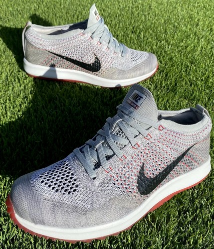 Nike Flyknit Racer G Golf Cleats Shoes 