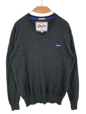 Superdry Men's Cotton Cashmere Crew Neck Sweater Size L