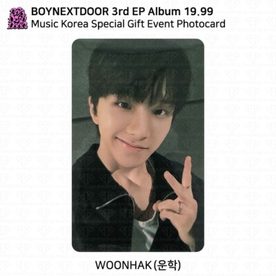 BOYNEXTDOOR 3rd EP Album 19.99 Music Korea Special Gift Event