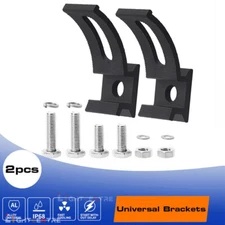 For LED Work Light Bar Truck Car 2x Universal Mounting Brackets Mount Screw Kit
