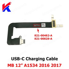 USB-C Connector Power DC Jack For MacBook Retina 12" A1534 2016 2017 821-00482-A