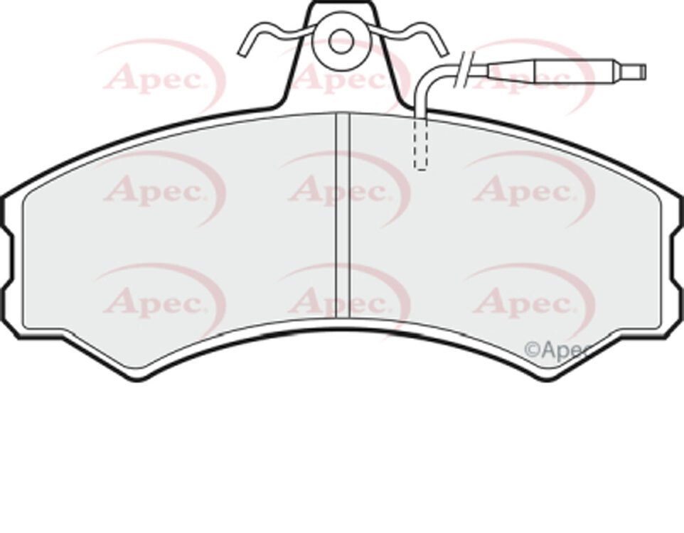 Fits Talbot Express 1985-1994 Fiat Ducato 1982-1994 GCP Front Brake Pads Set