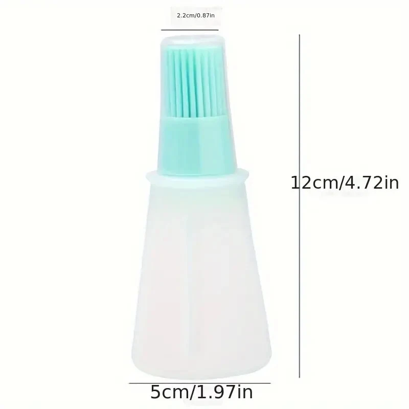 Silicone Oil Bottle Brush with Oil Bottle , For Baking , Cooking and BBQ - Image 4 of 4