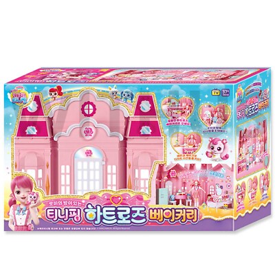 PINK HOUSE セット Catch Teenieping Season3 Heart Rose Bakery House + Romi Room Role