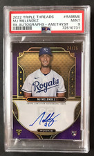 2022 Topps Triple Threads, MJ Melendez Auto KC Royals, Rookie RC #/75 PSA 9 MINT