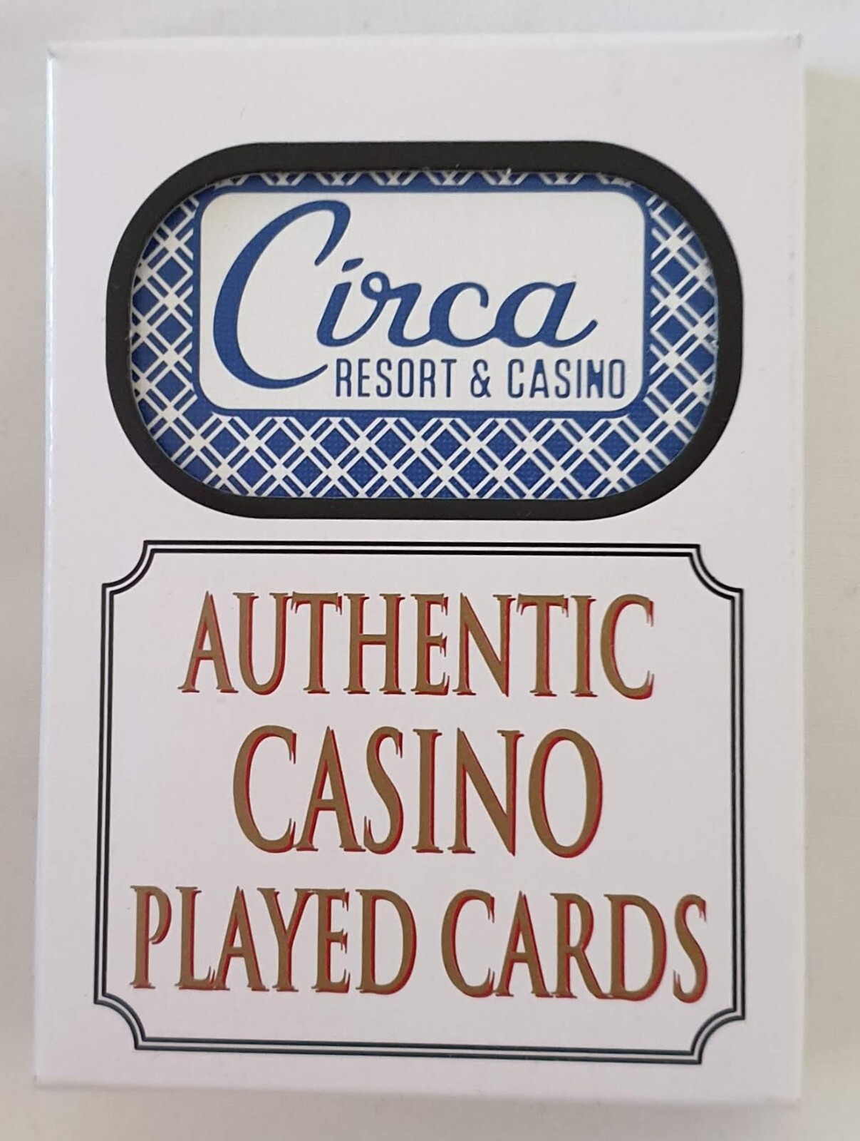 The Circa Hotel & Casino Used Playing Cards Blue Las Vegas eBay