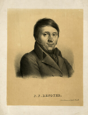 Seltener antiker Meisterdruck - PAUL FRANCOIS DENOTER - GAND - Verböckhoven - ca. 1825