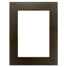 US Art Frames 1" Flat Distressed Mahogany MDF Picture Poster Frame, Custom-A