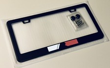 Roush Mustang F150 Roush Performance Black Metal License Plate Frame
