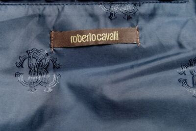 Roberto Cavalli Men's Down Navy Blue Full Zip Parka Jacket | eBay