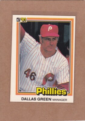 1981 DONRUSS BASEBALL DALLAS GREEN #415 PHILLIES NMMT OR BETTER *E620