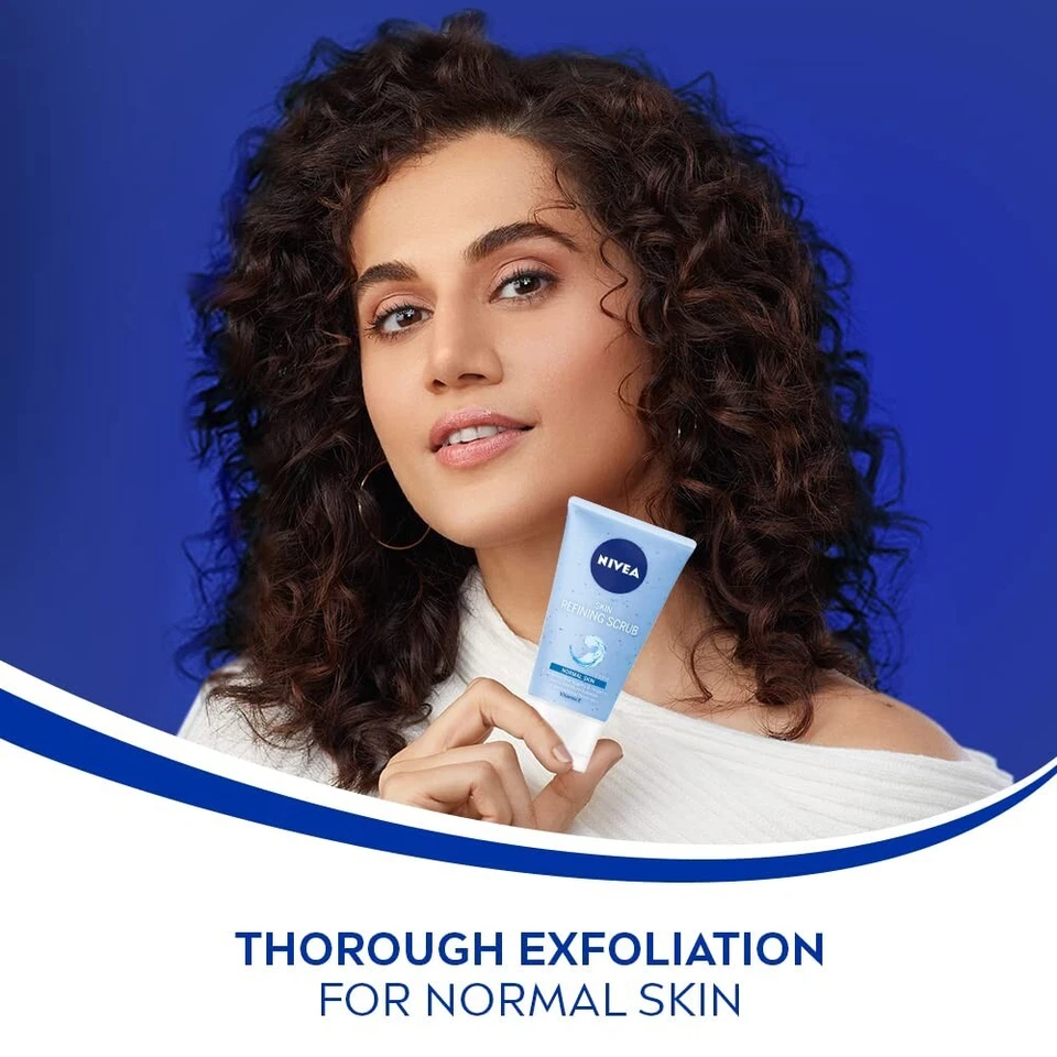 Nivea Skin Refining Face Scrub With Vitamin E, 150ml / Free Shipping - Image 2 of 4