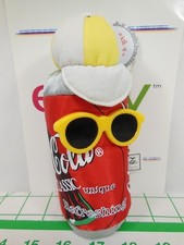   1997 Coca-Cola Collectible 0132 "Can in Shades" Bean Bag Plush Stuffed Animal