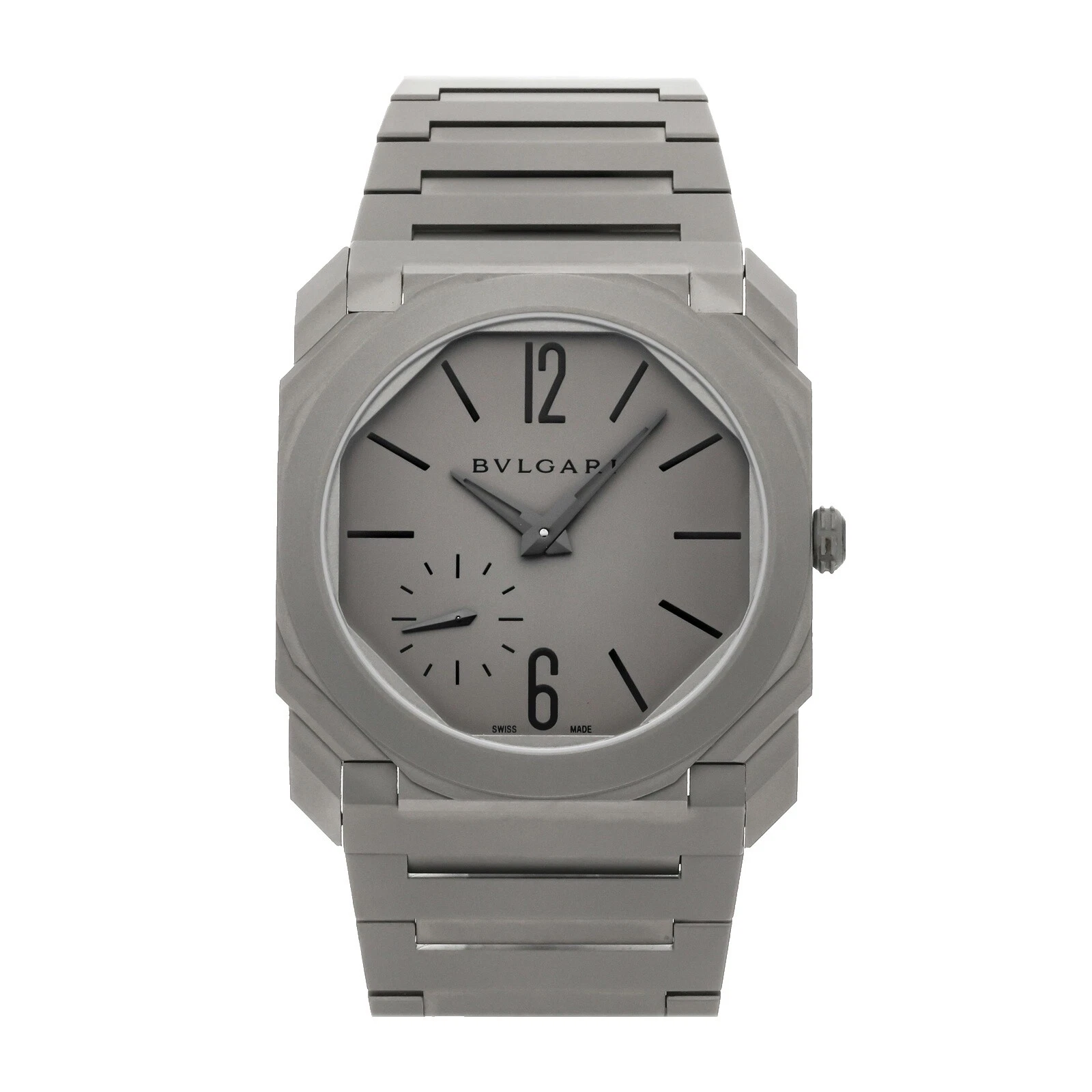 Bvlgari Titanium Band Wristwatches