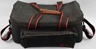 Vintage Zbag Camcorder Storage Case Full Size Shoulder Bag Black & Red
