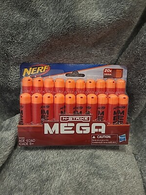 Nerf B0085 Official N-Strike Elite Mega Dart Refill Pack -Pack of 20