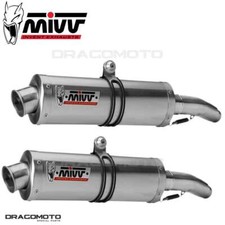 Scarico doppio APRILIA RSV 1000 2006 2007 MIVV Oval