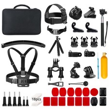 AKASO 60 in 1 Action Camera Accessories Kit Compatible with Black