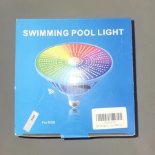  Swimming Pool Light Bulb with Remote Control 65W 120V Color Changing RGB LED